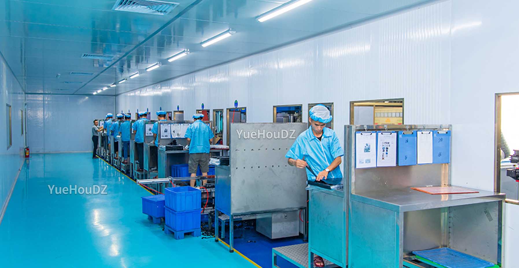 Silicone product molding department