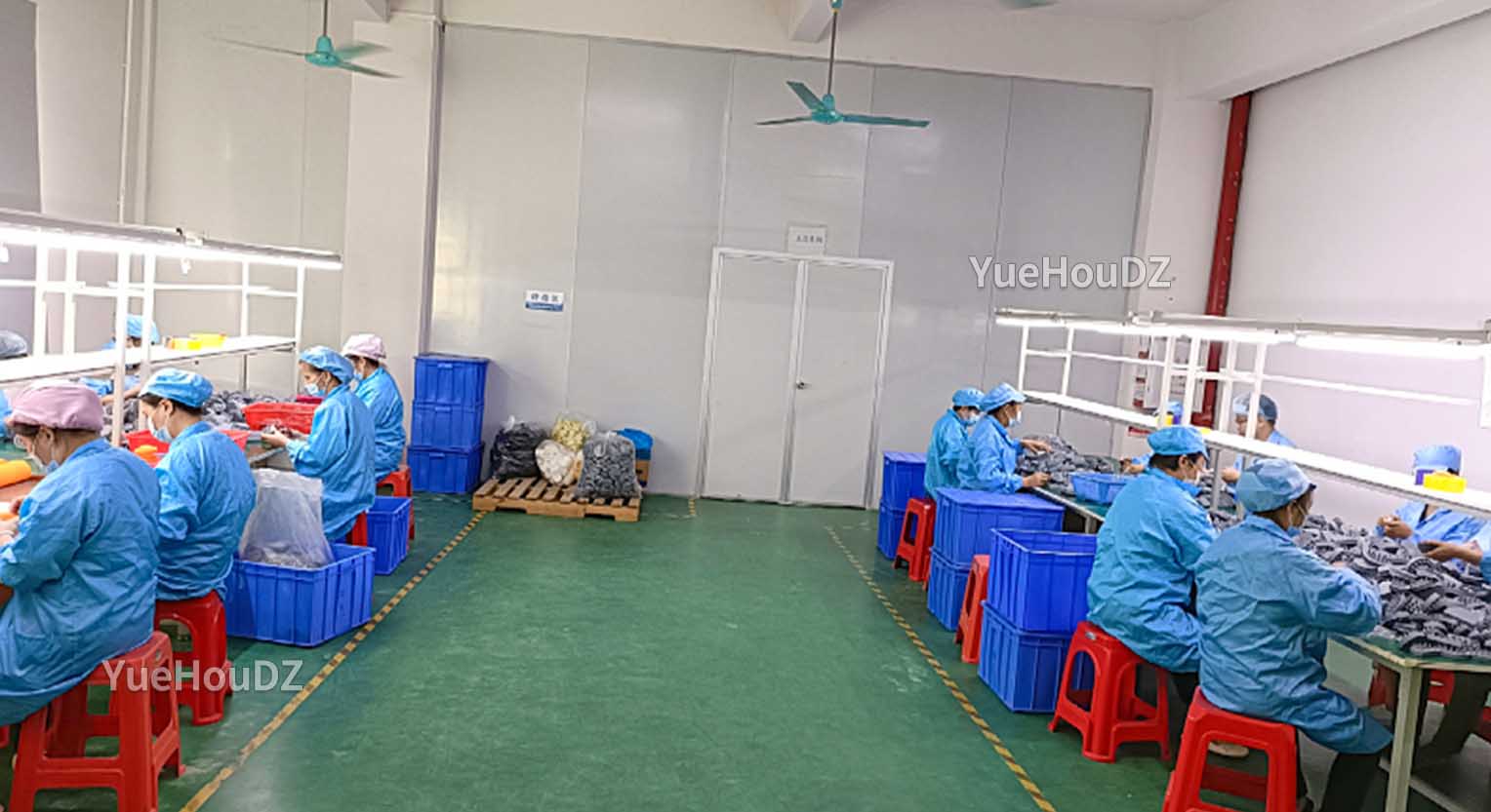 Silicone product inspection area