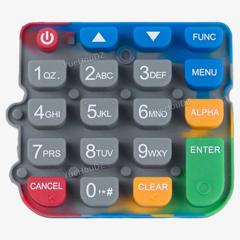 PAX S80 POS Terminal silicone keypad in stock Wholesale   Pointofsales machine rubber keypad custom manufacturer