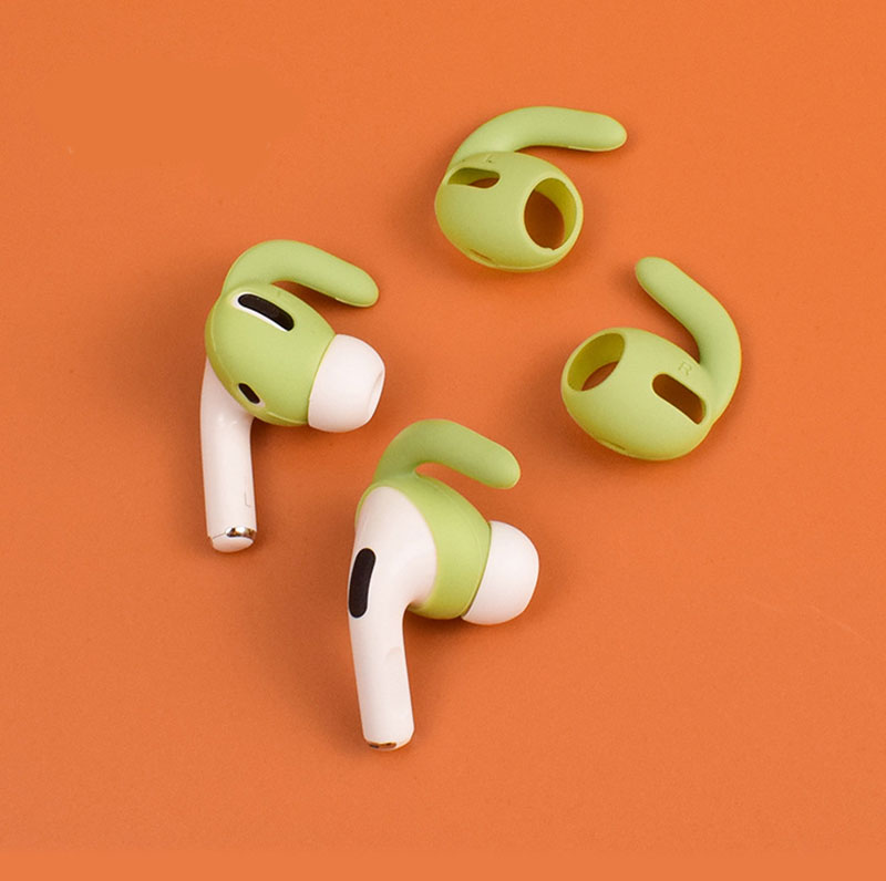 Soft Silicone Earbud Cover with Anti-Drop Ear Hooks for AirPods Pro