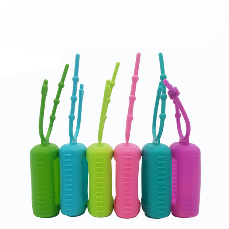 Silicone Sleeve for Hand Sanitizer Bottles with Outer Diameter 4.5cm and Height 9cm