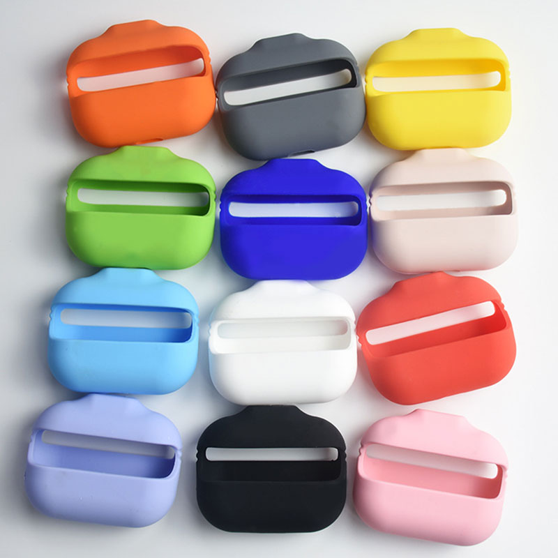 Silicone Case with Lanyard for AirPods Pro Wireless Earbuds, Anti-drop Protective Cover