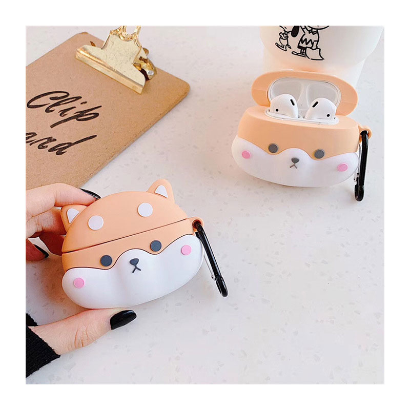 Adorable Corgi Dog Earphone Silicone Case for AirPods 1/2/3 and Pro - Trendy Brand