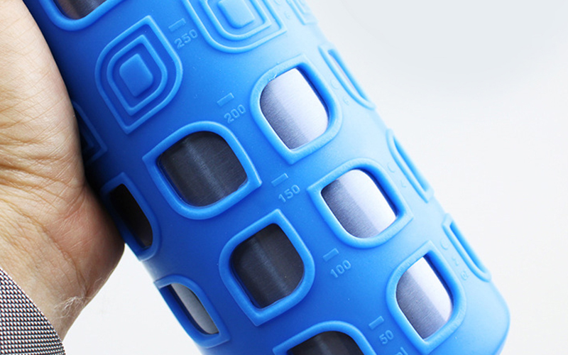 Raised Text Silicone Sleeve