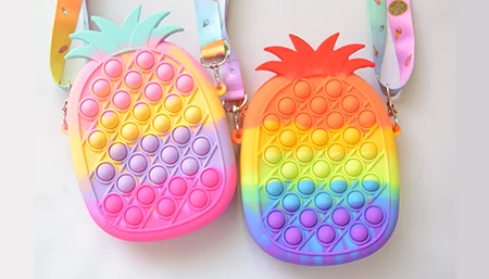 Multi-color silicone molding