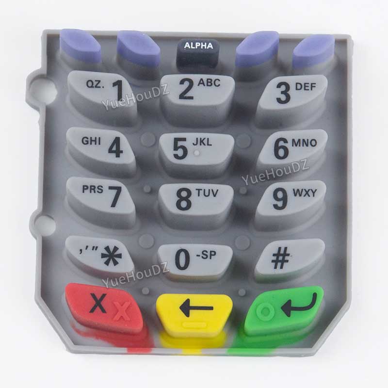 Card reader keypad POS Terminal conductive rubber keypad custom manufacturer