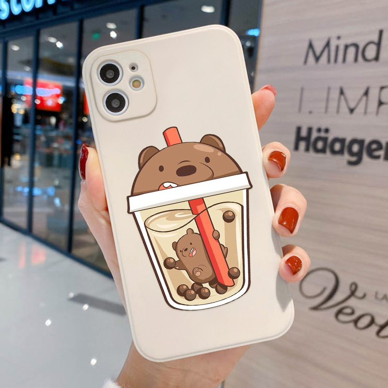 UV printing cute cartoon comic pattern cell phone case custom