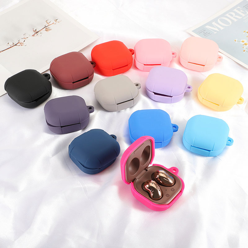 Thickened Design Silicone Earphone Case for Samsung Galaxy Buds 2 Live/Pro - Bulk Factory Wholesale