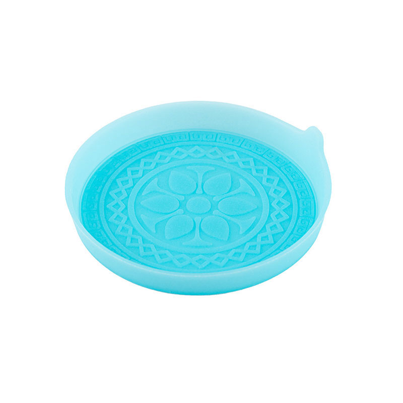 Retro Magical Texture Silicone Coasters for Car Center Console Cup Holders